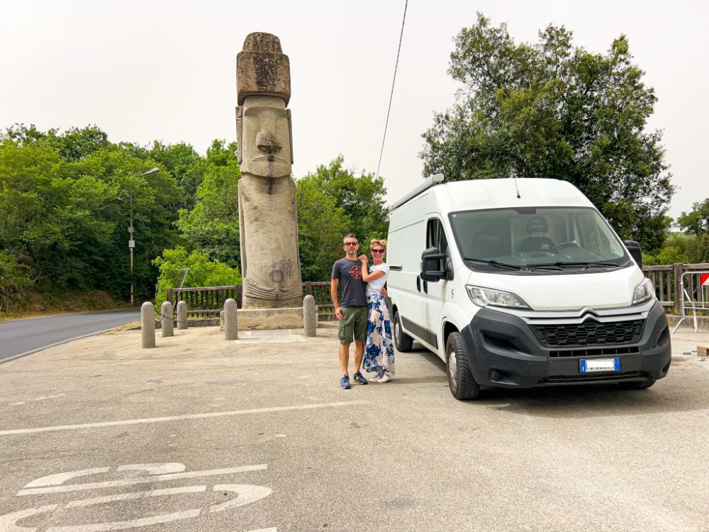 Il Moai di Vitorchiano